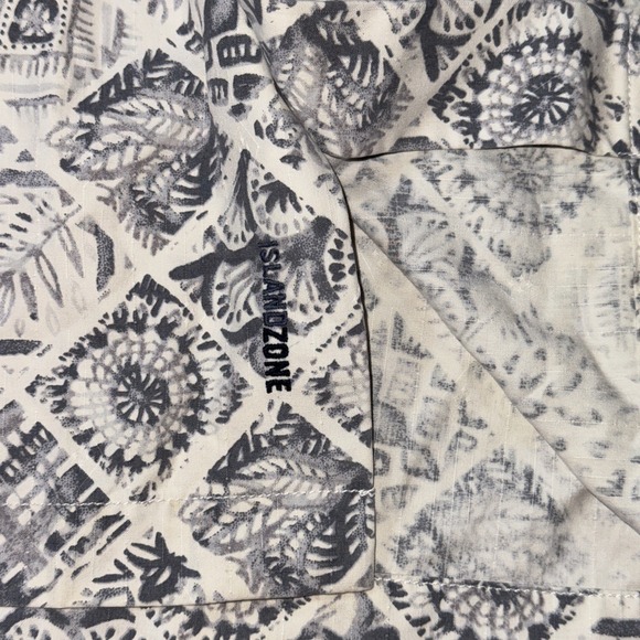 Tommy Bahama Island Zone Silk Blend Button Up Shirt Hawaiian Men's 2X Lagenlook - Picture 4 of 8